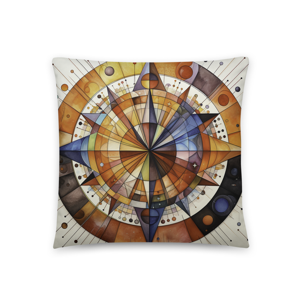 Enhance Your Home Decor with the Geometric Throw Pillow: A Stunning Blend of Comfort and Artistic Flair