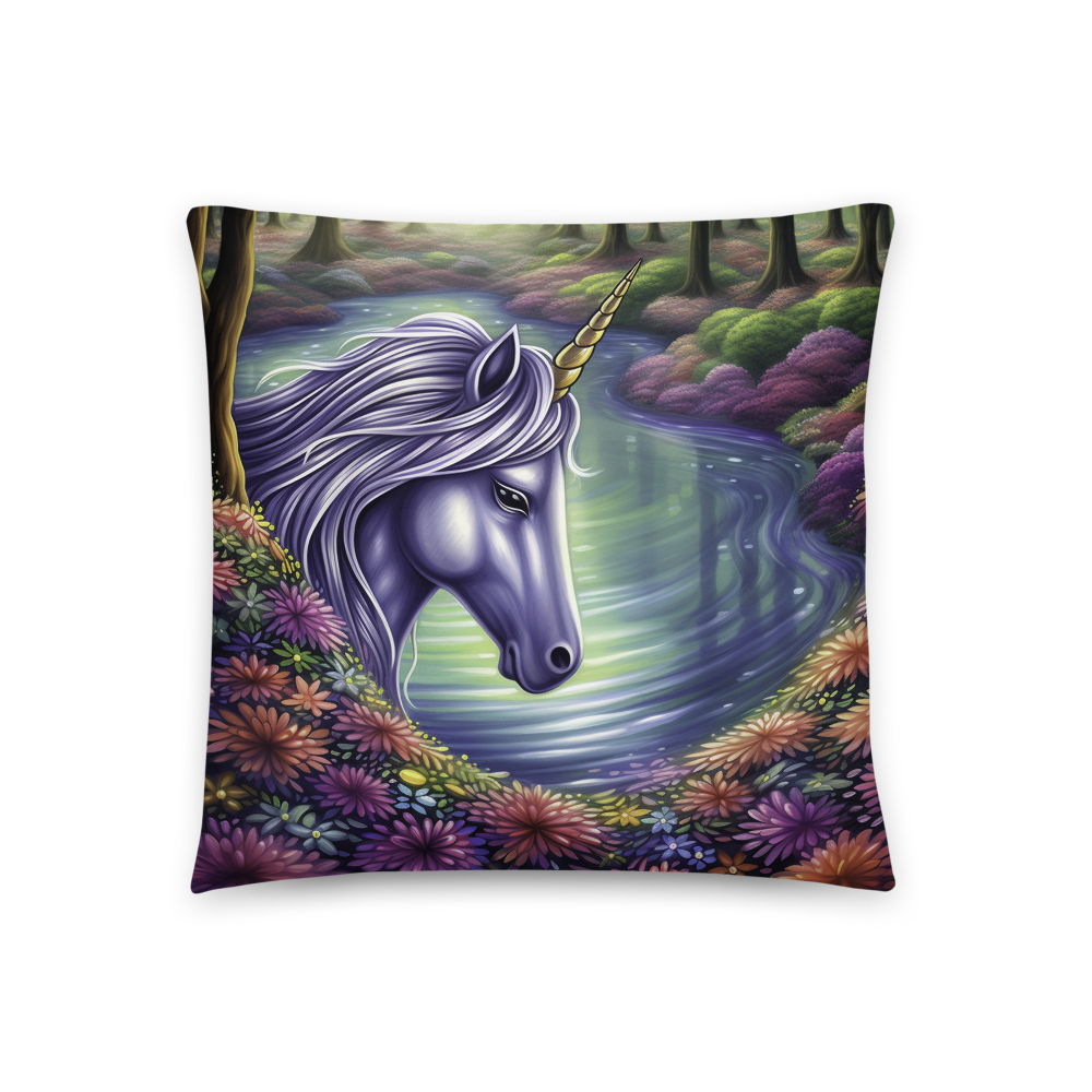 Enhance Your Home Decor with the Lakeside Unicorn Splendor Decorative Pillow