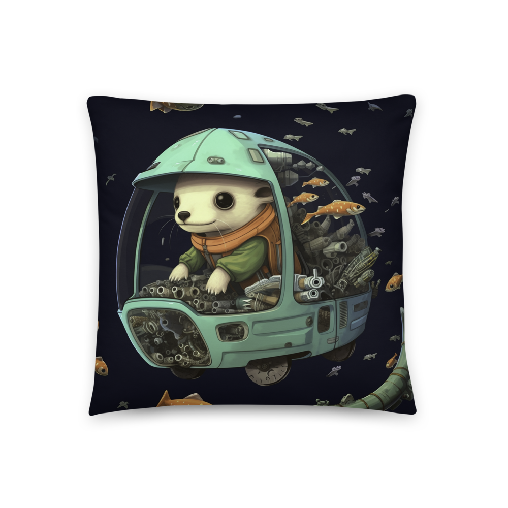 Embark on an Underwater Adventure with the Future Throw Pillow Submarine Chihuahua