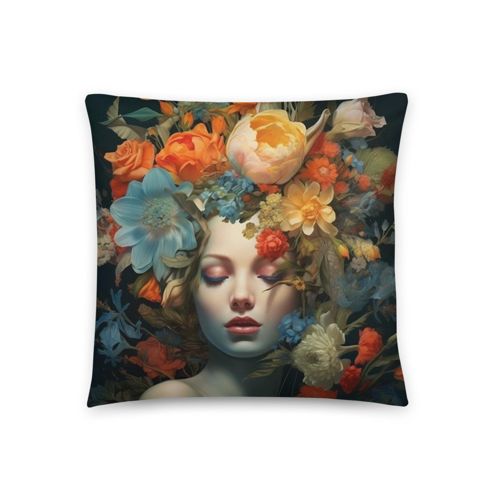 Experience Art and Nature in Your Home with the Floral Muse Artistic Pillow