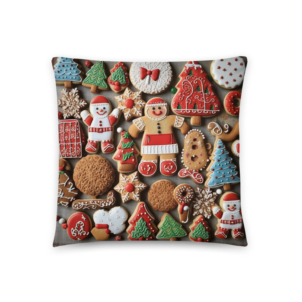Add a Festive Touch to Your Home with the Festive Delights Christmas Cookies Pillow