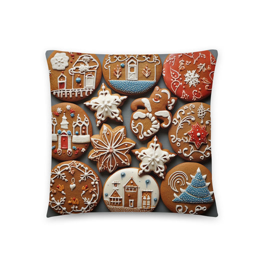 Experience the Magic of Christmas with Our Festive Gingerbread Wonders Pillow