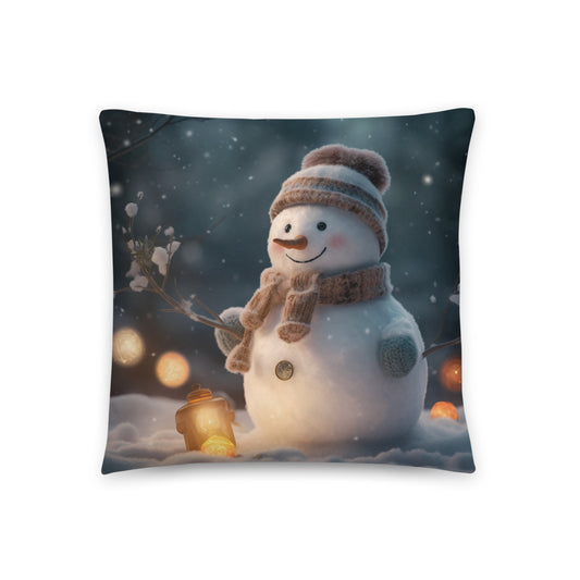 Transform Your Home into a Winter Wonderland with the Enchanting Snowman Pillow