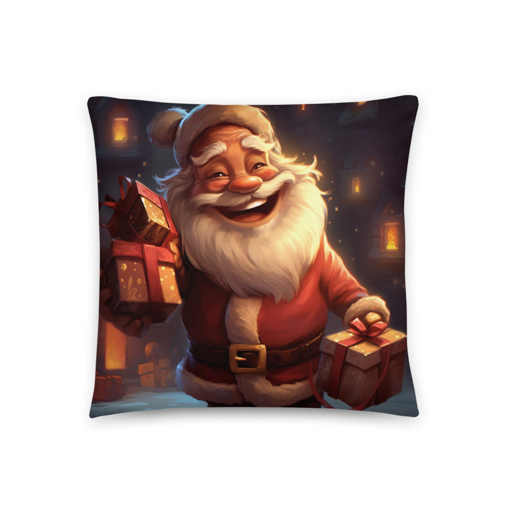 Add a Festive Touch to Your Home with the Jolly Santa's Night Pillow