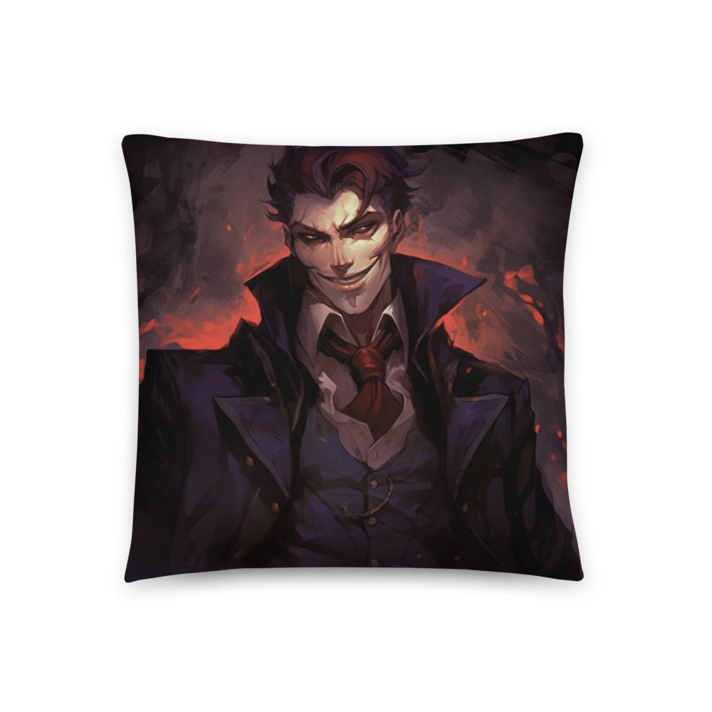 Embrace the Dark Academia Aesthetic with the Dark Academia Handsome Vampire Anime Pillow