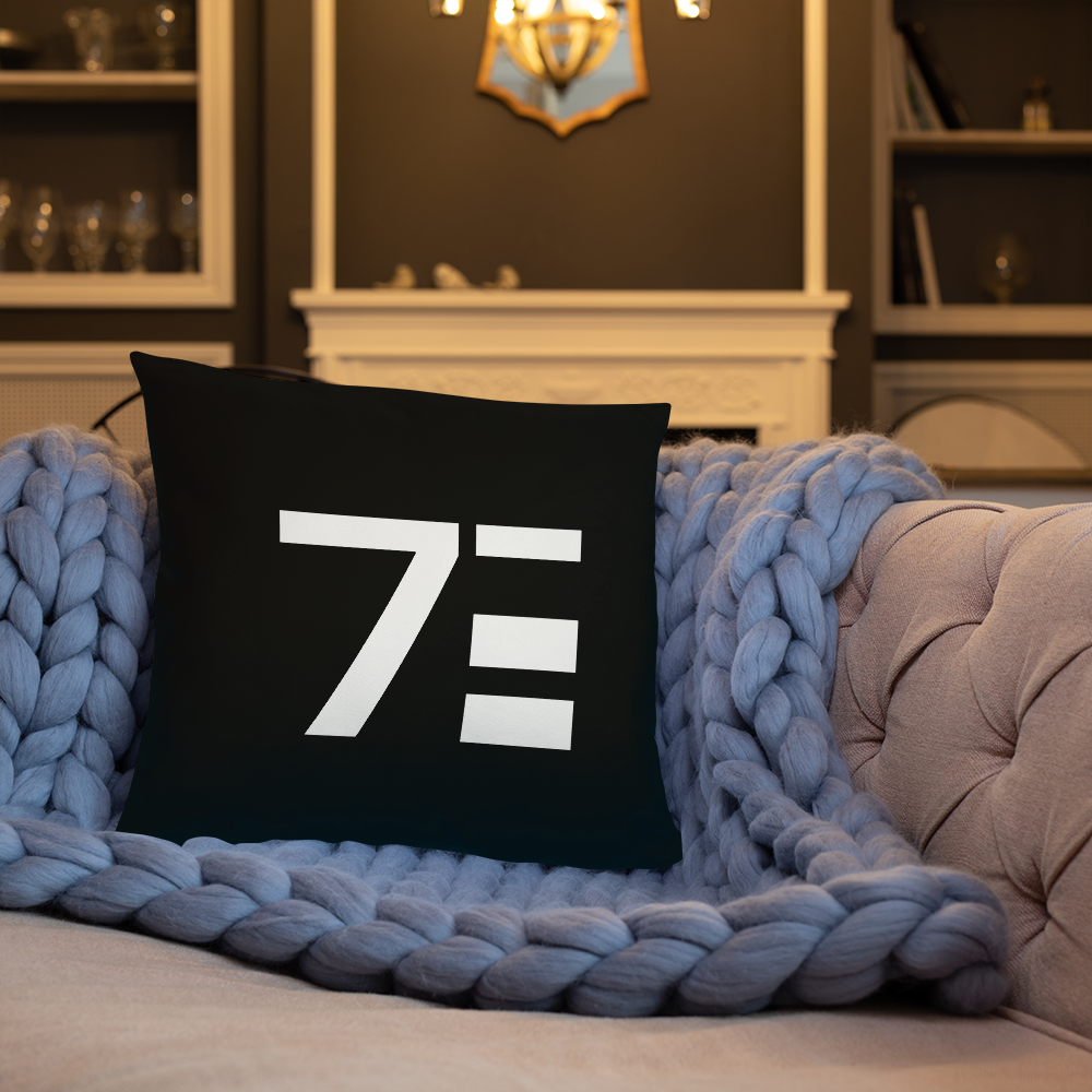 EXCLUSIVE LIMITED EDITION COLLAB: Seven Even Holiday Throw Pillow