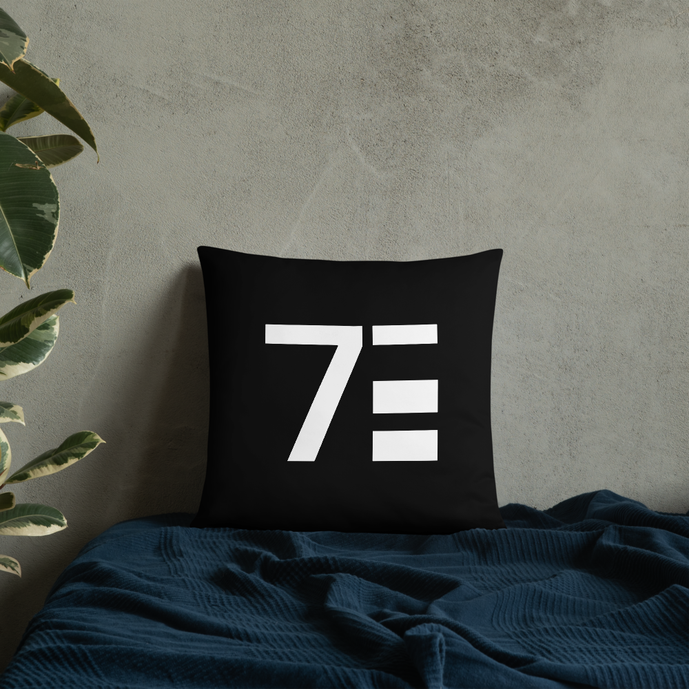 EXCLUSIVE LIMITED EDITION COLLAB: Seven Even Holiday Throw Pillow