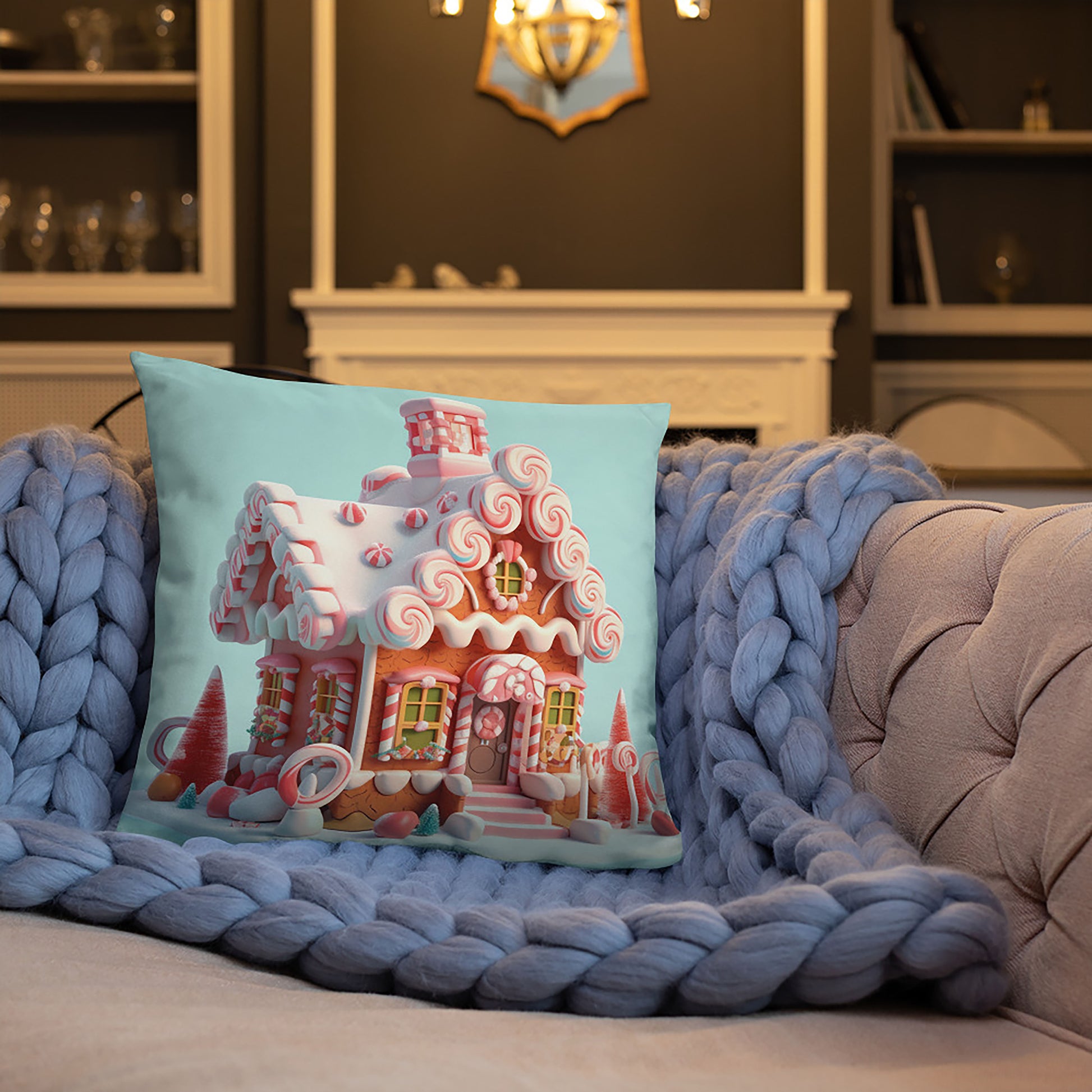 Cozy Cottage 18x18 Printed Pillow 