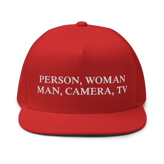 Person, Woman, Man, Camera, TV Cap: The Ultimate Brain-Teaser in Headwear!